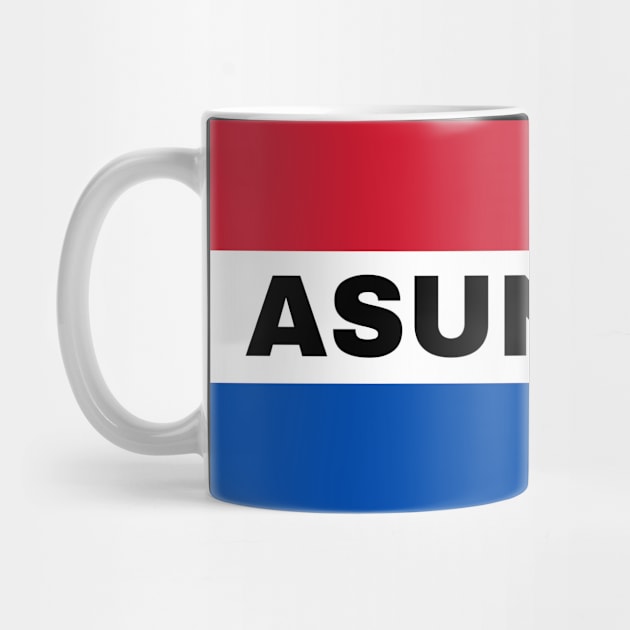 Asunción City in Paraguay Flag Colors by aybe7elf